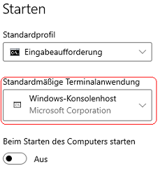 Einstellungen
