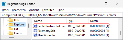 TabletPostureTaskbar