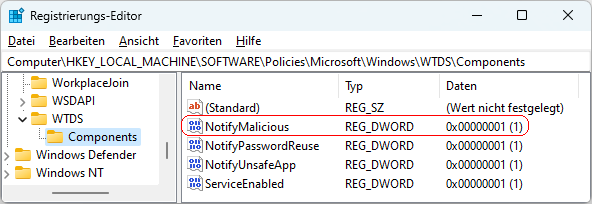 NotifyMalicious
