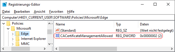 CACertificateManagementAllowed