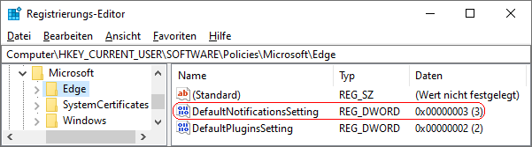 DefaultNotificationsSetting