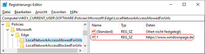 LocalNetworkAccessAllowedForUrls