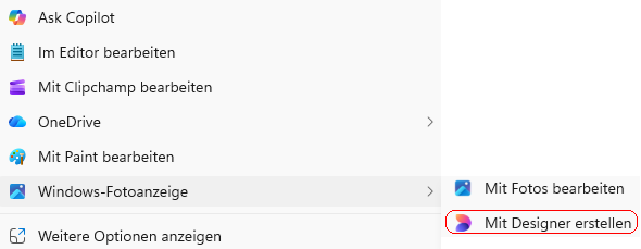 Neues Kontextmen&uuml;