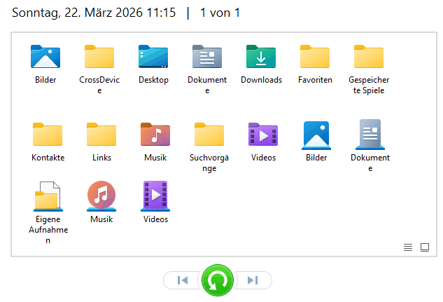 Dateiversionsverlauf.