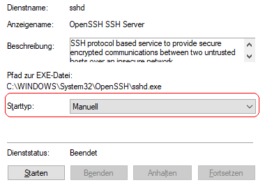 OpenSSH SSH Server