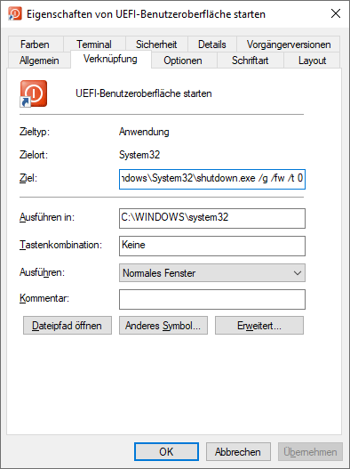 Verknüpfungseigenschaften