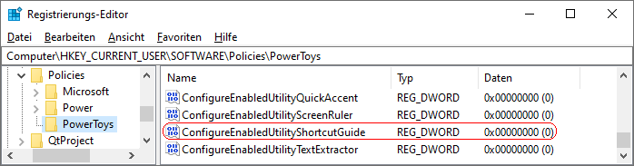 ConfigureEnabledUtilityShortcutGuide