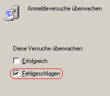 Anmeldeversuche überwachen