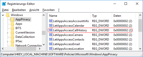 LetAppsAccessCallHistory