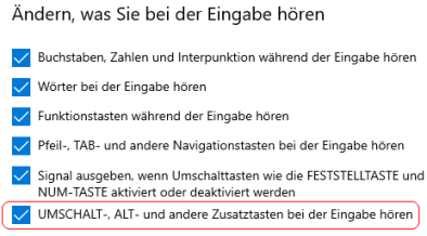 Sprachausgabe