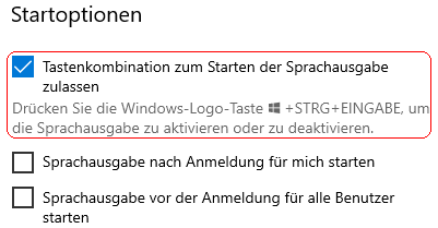 Sprachausgabe