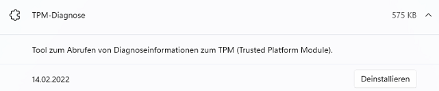 Deinstallieren